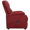 Fauteuil Rouge bordeaux Similicuir 