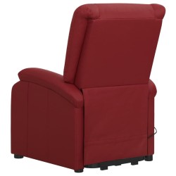 Fauteuil Rouge bordeaux Similicuir 