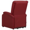 Fauteuil Rouge bordeaux Similicuir 