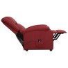 Fauteuil Rouge bordeaux Similicuir 