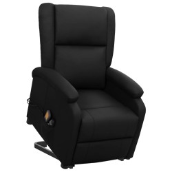 Fauteuil Noir Similicuir 