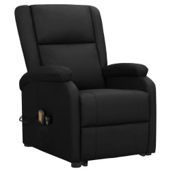 Fauteuil Noir Similicuir 