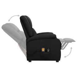Fauteuil Noir Similicuir 