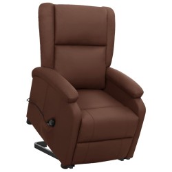 Fauteuil Marron Similicuir 