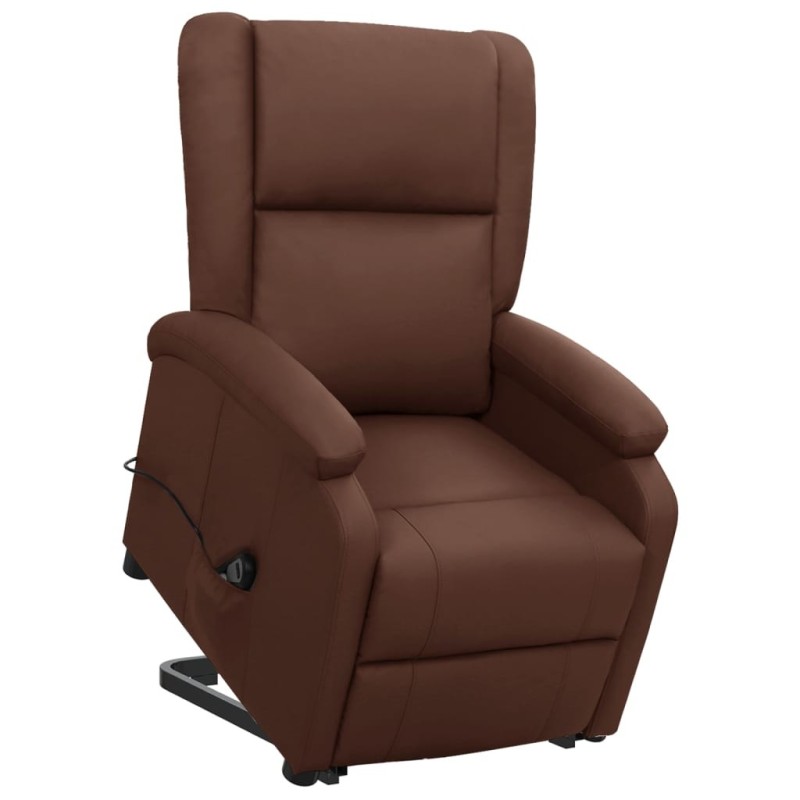 Fauteuil Marron Similicuir 