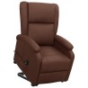 Fauteuil Marron Similicuir 