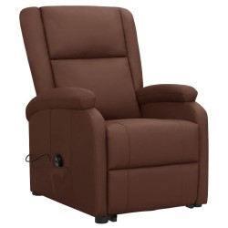 Fauteuil Marron Similicuir 