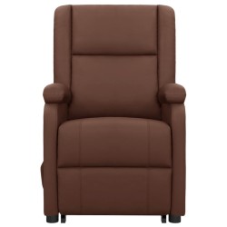 Fauteuil Marron Similicuir 