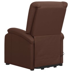 Fauteuil Marron Similicuir 