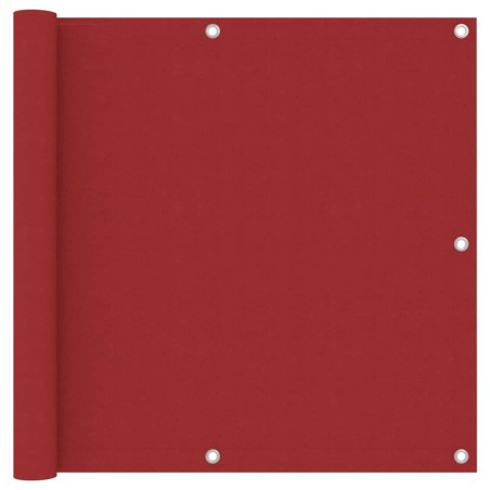 Écran de balcon Rouge 90x300 cm Tissu Oxford 
