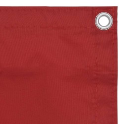 Écran de balcon Rouge 90x300 cm Tissu Oxford 