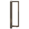 Pieds de table console en T, 2 pièces, noir, 25 x 28 x (72-73) cm, acier 