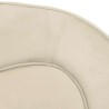 Canapé pour chien Crème 67x47x36 cm Peluche 