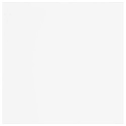 Panneaux de bibliothèque 4 pcs blanc bois d’ingénierie 