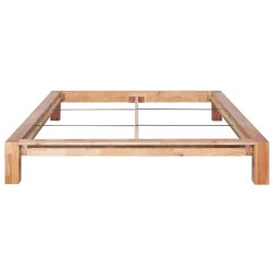 Cadre de lit sans matelas bois de chêne massif 160x200 cm 
