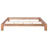Cadre de lit sans matelas bois de chêne massif 160x200 cm 