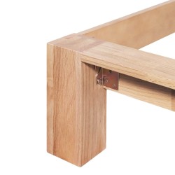 Cadre de lit sans matelas bois de chêne massif 160x200 cm 