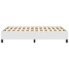 Cadre de lit sans matelas blanc 120x190 cm similicuir 