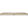 Cadre de lit sans matelas chêne sonoma 200x200 cm 