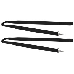Sangles de toit bimini 2 pcs Tissu et acier inoxydable 