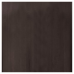 Tapis rectangulaire marron foncé 100x100 cm bambou 