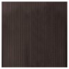 Tapis rectangulaire marron foncé 100x100 cm bambou 