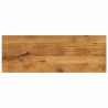 Dessus de table 140x60x2,5cm rectangulaire bois massif manguier 