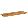 Dessus de table 140x60x2,5cm rectangulaire bois massif manguier 