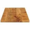 Dessus de table 140x60x2,5cm rectangulaire bois massif manguier 