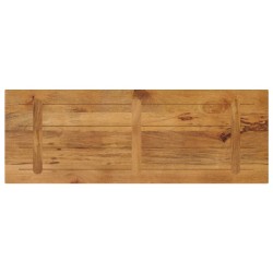 Dessus de table 140x60x2,5cm rectangulaire bois massif manguier 