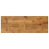 Dessus de table 140x60x2,5cm rectangulaire bois massif manguier 