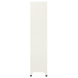 Armoire à casiers Gris et bleu 90x40x180 cm Acier 