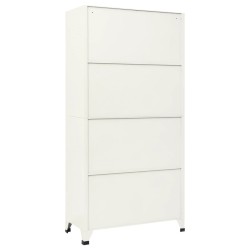 Armoire à casiers Gris et bleu 90x40x180 cm Acier 