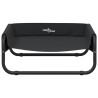Lit surélevé pour chien anthracite tissu Oxford et acier 