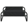 Lit surélevé pour chien anthracite tissu Oxford et acier 