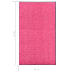 Paillasson lavable Rose 90x150 cm 