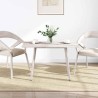 Dessus de table blanc 110x60x2,5 cm bois de pin massif 