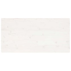 Dessus de table blanc 110x60x2,5 cm bois de pin massif 
