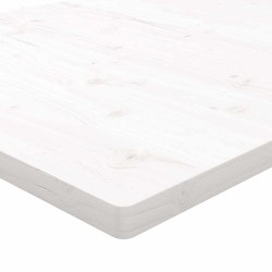 Dessus de table blanc 110x60x2,5 cm bois de pin massif 