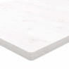 Dessus de table blanc 110x60x2,5 cm bois de pin massif 