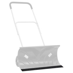 Bordure en caoutchouc de chasse-neige noir 150x15x1 cm 