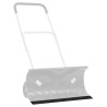 Bordure en caoutchouc de chasse-neige noir 150x15x1 cm 