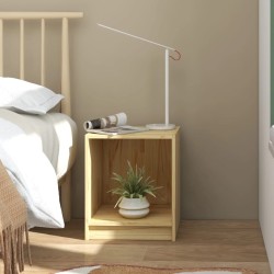 Table de chevet 35,5x33,5x41,5 cm bois de pin massif 