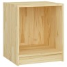 Table de chevet 35,5x33,5x41,5 cm bois de pin massif 