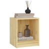 Table de chevet 35,5x33,5x41,5 cm bois de pin massif 