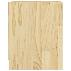 Table de chevet 35,5x33,5x41,5 cm bois de pin massif 