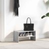 Étagère à chaussures empilable sonoma gris 60x30x30,5 cm 