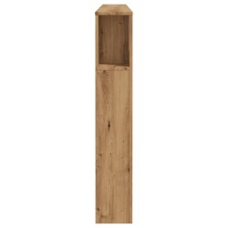 Armoire de tête de lit chêne artisanal 200x18,5x102,5 cm 