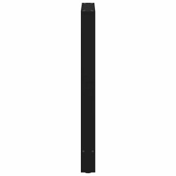 Pieds de table de bar Noir 2 pièces 60 x (90-91) cm Acier 