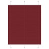 Store plissé rouge bordeaux 110x100 cm largeur du tissu 109,4cm 